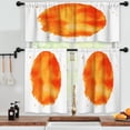 thumbnail image 3 of LALILO Kitchen Curtains and Valances Set of 3 36" Green Window Treatment Tiers for Window Decor, 3 of 5