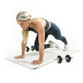 thumbnail image 3 of PRCTZ 5mm TPE Yoga Mat, Anti-Slip Fitness Workout Mat, off White, 3 of 11