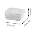 thumbnail image 3 of Transparent Kitchen Food Storage Container – BPA-Free Plastic Airtight Freezer & Refrigerator Box with Stackable Design for Meal Prep, Leftovers, Pantry Organizer, 3 of 5
