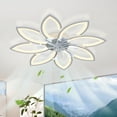 thumbnail image 3 of RRBEST LED Fan with Light,Modern Dimmable Ceiling Fan,Silent Fan with Remote Control and APP Control, 3 of 6