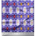 thumbnail image 1 of Soimoi Cotton Voile Fabric Geometric Southwestern Print Fabric by the Yard 56 Inch Wide, 1 of 1