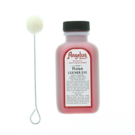 UPC: 0086366501924 | Angelus® Leather Dye  3 oz. Rose