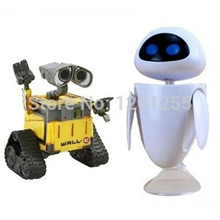 2pcs Set Wall E Robot Wall E Amp Eve Pvc Action Figure Model Toys Dolls 6cm Walmart Canada