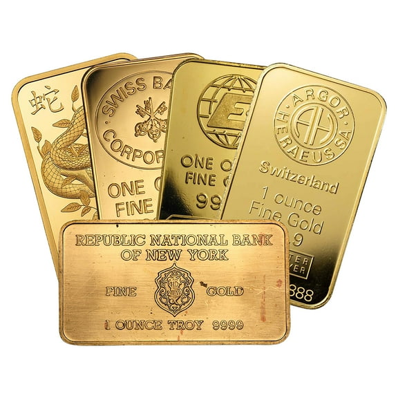 1 oz Gold Bar - Random Design without Assay - Walmart