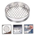 thumbnail image 4 of TAILTOSS Tamis à Sol en Acier Inoxydable Argenté pour Fruits de Bodhi 1Pcs, 4 of 7