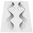 thumbnail image 3 of Etiqueta Engomada De La Rayita, Bordes De La Etiqueta Engomada Del Tatuaje Del Cabello Etiqueta Engomada Del Tatuaje De La Rayita Etiqueta Engomada Del Cabello Apariencia Llamativa, 3 of 12