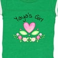 thumbnail image 4 of Inktastic Yaya's Girl Heart Flowers Girls Baby Bodysuit, 4 of 5