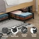 thumbnail image 3 of Almacenamiento debajo de la cama con ruedas, contenedores de almacenamiento plegables de malla metálica debajo de la cama, organizador de cajones de ropa de montaje sin herramientas, paquete de 2, 3 of 5
