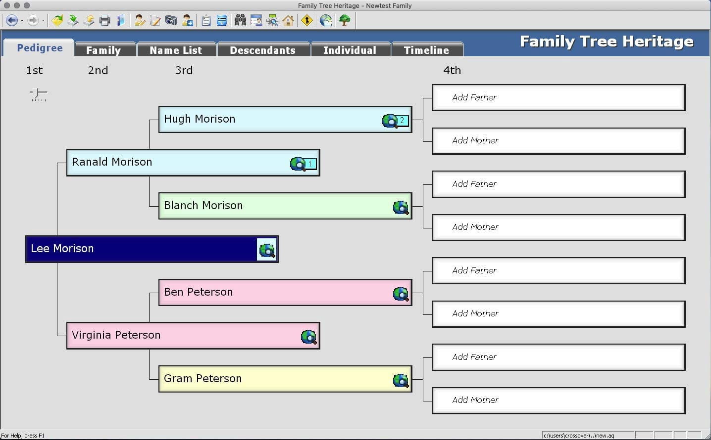 Family Tree Heritage Gold 16 - Mac [Digital Download]