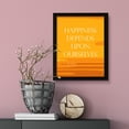 thumbnail image 3 of Designs ByLITA Happiness depends upon ourselves - Aristotle 2, 5 x 7 Black FRAMED Print Inspirational Wall Art, 3 of 3