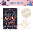 thumbnail image 5 of Sm:)e 250 Years of Freedom Patriotic July 4th Garden Flag 12x18 Inch, Double Sided, 5 of 8