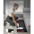 thumbnail image 5 of Walking Pad, Under Desk Treadmill, 2.25HP, 256 Lb Capacity, 1-6KM/H Adjustable Speed, Portable Mini Treadmill with Remote Control LED Display, Walking Jogging Machine for Home/Office, 5 of 7