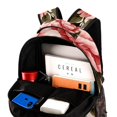 thumbnail image 4 of Peony Backpack Lightweight Bookbag Travel Rucksack Laptop Daypack for Women Men, 4 of 6