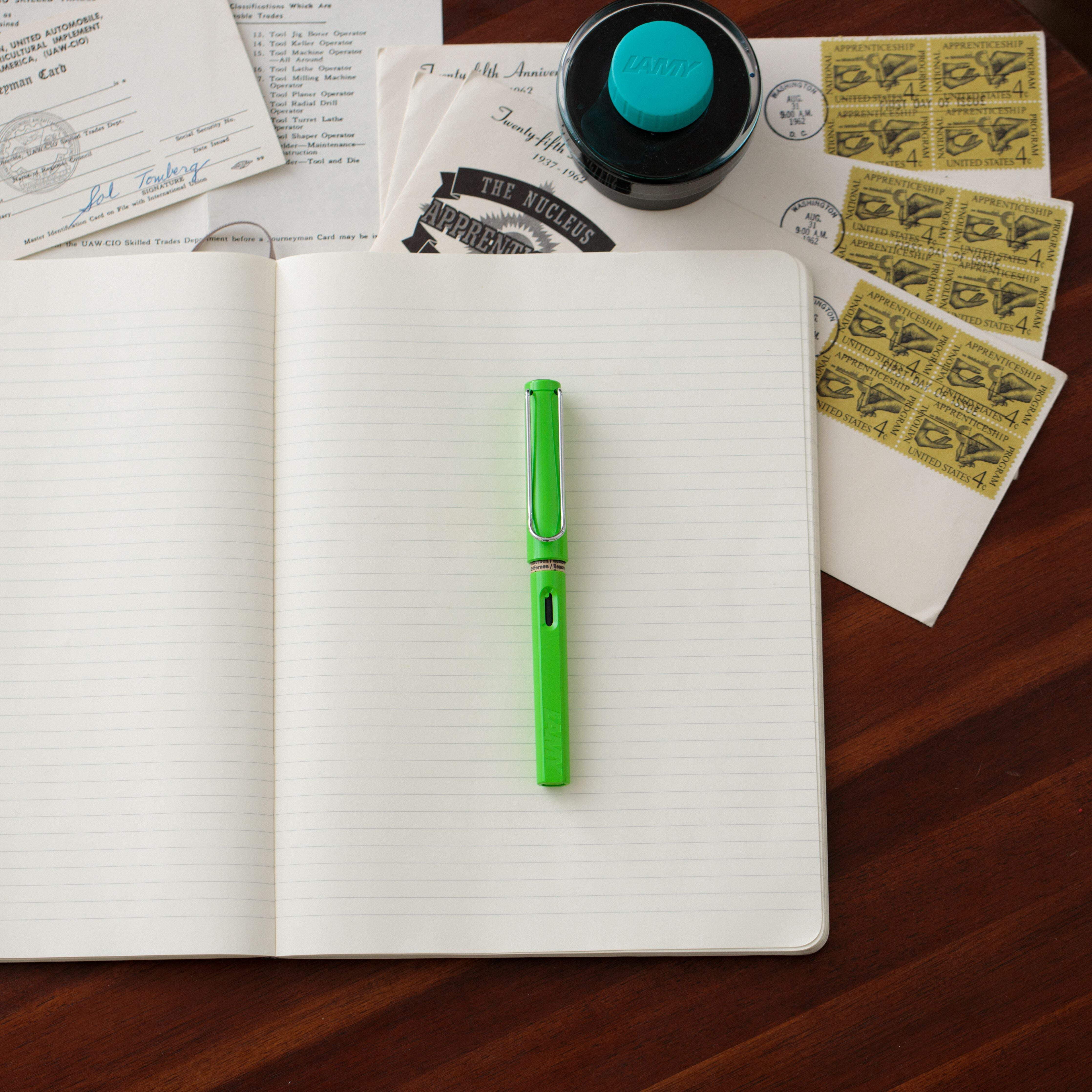Lamy Safari Fountain Pen - Green, Fine Nib