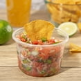 thumbnail image 3 of CIAO! 16OZ Polypropylene Clear Deli Container Matching Lids Sold Separately (Case of 500), 3 of 10