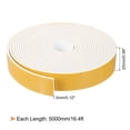 thumbnail image 2 of Uxcell 1 Rollo 1" x 1/8" x 16.4 Ft Tira de Sellado para Puertas de Espuma, 2 of 6