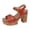 Red, variant on Heeled Sandals for Women Platform Lug Sole High Heels with Ankle Strap Fashion Open Toe Giltter Leather Dress Shoes Sky Blue Size 6