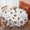 Football Arrow White, variant on Football Icon Brown Pattern Round Tablecloth 70"x70", Wrinkle Resistant Wipeable Table Cover for Kitchen Dining Room Picnic Patio and Party