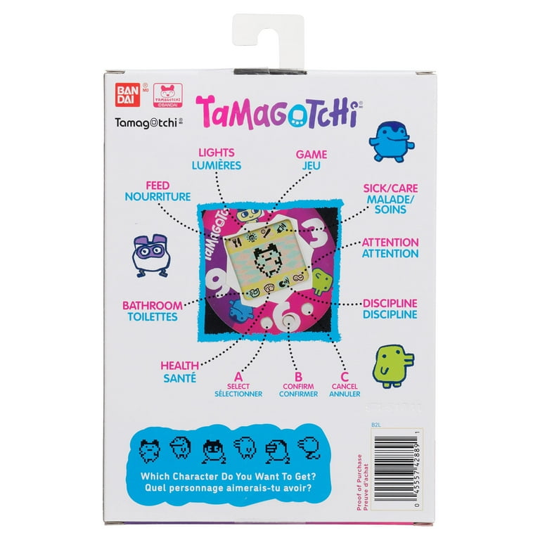 Original Tamagotchi - Purple Pink Clock - Walmart.com
