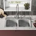 thumbnail image 6 of Ouvert 33 x 22 Stainless Steel, Dual Basin, Top-Mount Kitchen Sink, 6 of 11