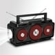 thumbnail image 1 of Altavoz Bluetooth Rojo, Radio con AM FM y Linterna, Carga Solar, Altavoz Dual con Linterna, Soporte para Teléfono Móvil al Aire Libre, Linterna Multifunción, 1 of 3