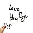 thumbnail image 5 of Lifetechs Love You Bye Sign Wooden Wall Art Sign Love Themed Entryway Wall Decoration for Home Valentine's Day Hallway Foyer Decor Housewarming Gift, 5 of 8