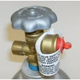 thumbnail image 6 of Propane (LP) Tank/Cylinder Valve Safety Plugs, POL with inside, left hand threads ; 10 Pack Red, **Made In USA**, 6 of 7