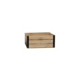 thumbnail image 1 of Natural Slats with Black Iron Edges Crate, 1 of 1