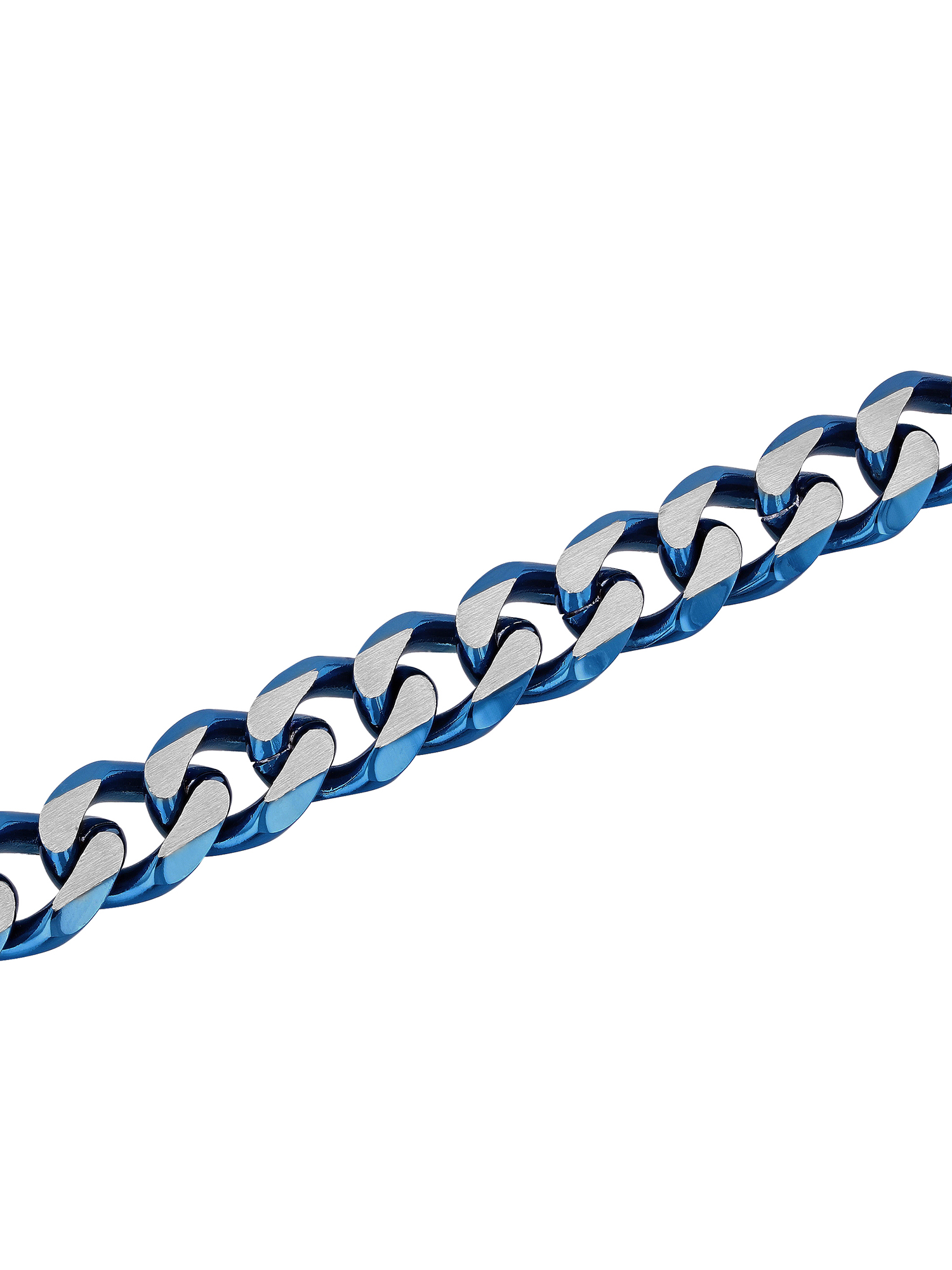 Brilliance Fine Jewelry Men's Stainless Steel Curb Link Bracelet photo 2