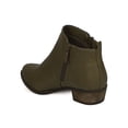 thumbnail image 3 of Breckelles GA08 Women Leatherette Almond Toe Zippered Bootie, 3 of 5
