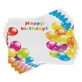 thumbnail image 1 of Ambesonne Colorful Place Mats Set of 4, Occasion Surprise Joy, Standard Size, Multicolor, 1 of 6
