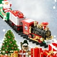 thumbnail image 4 of BESTSKY Electric Christmas Train, Electric Train Tracks Set, Christmas Toy, Sound & Light Electric Christmas Train for Kids Boys Girls 3-8 Year Old for Around the Tree, 4 of 7