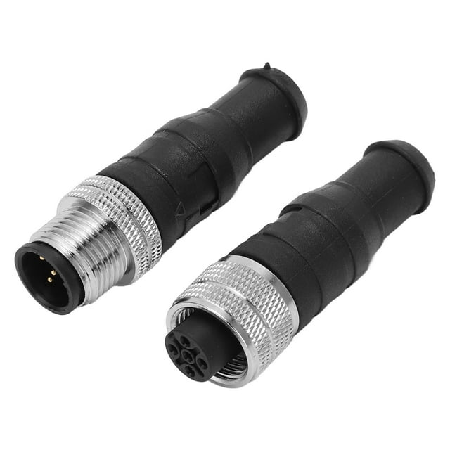 for NMEA2000 Terminator, 2Pcs/Set IP67 Waterproof Backbone Cable Terminator ABS+Metal 5Pin Wearproof for Networks