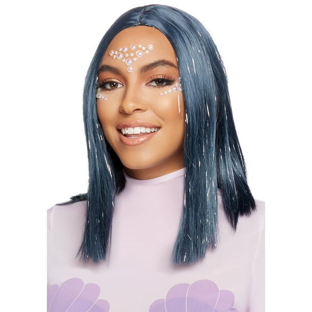 Blue 2024 wig walmart