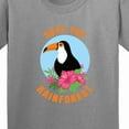 thumbnail image 4 of Inktastic Save the Rainforest Toucan Illustration Youth T-Shirt, 4 of 5
