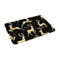 thumbnail image 2 of Fotbe Extra Durable Door Mat - Dirt Trapping Outdoor Welcome Mats - Non-Slip Outdoor Door Mats - Low Profile Front Door Mat - Indoor (16" x 24", Christmas Gold Deers ), 2 of 9