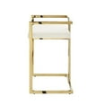 thumbnail image 5 of Kamiya  Bar  Stool  Cream White/Gold Velvet  Geometric  Frame  Upholstered, 5 of 9
