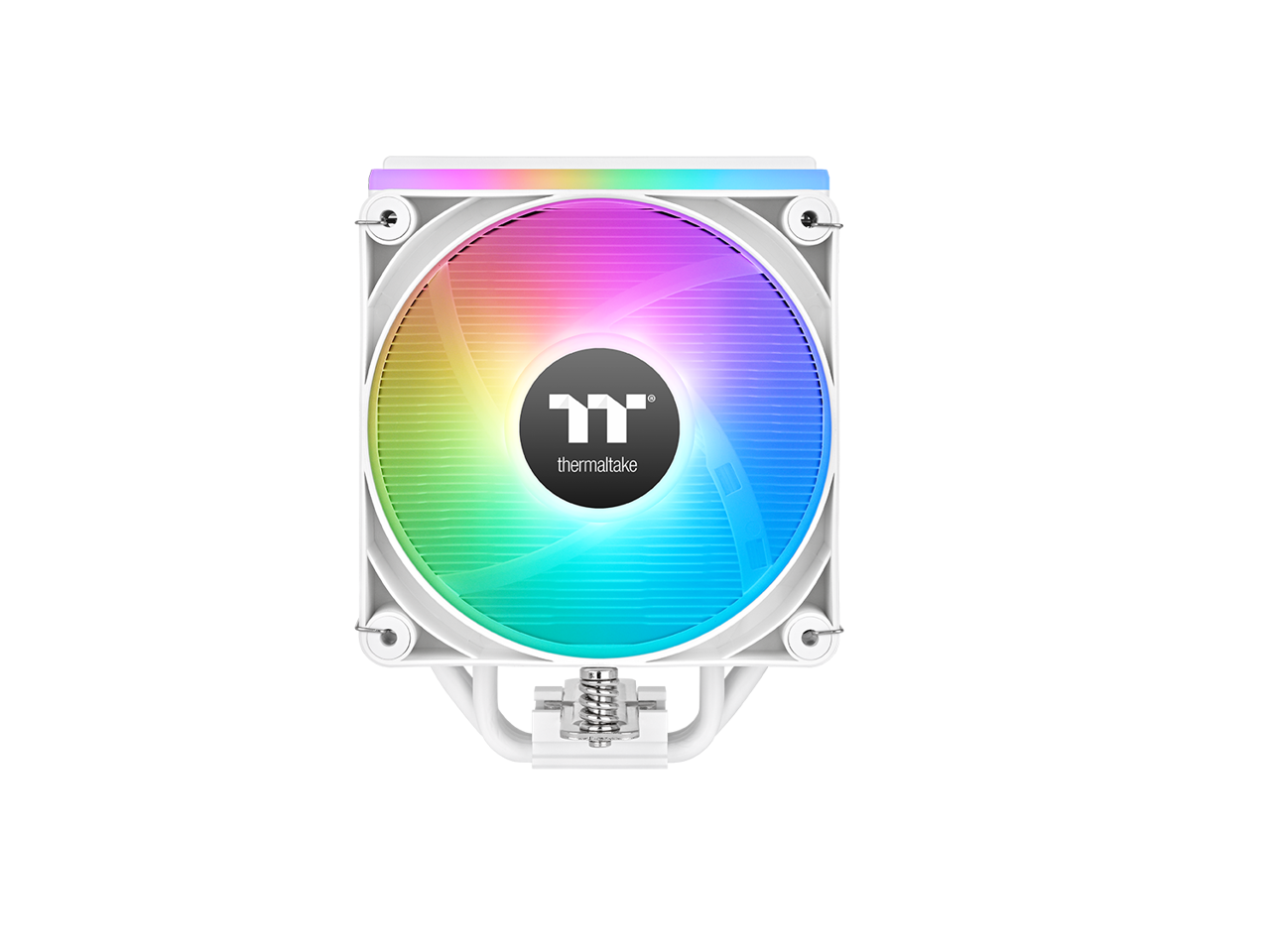 Thermaltake ASTRIA 200 ARGB CPU Cooler; 4 Copper Heat Pipes; 120mm PWM Fan; 500~1800RPM; Single Tower; Intel/AMD; 210W TDP; White; CL-P137-AL12SW-A