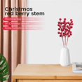 thumbnail image 5 of 20 Pack 8Inch Artificial Christmas Red Berries Stems for Christmas Tree Ornaments,DIY Xmas Wreath,Holiday and Home Decor, 5 of 5
