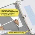 thumbnail image 4 of BAZIC 3 Ring Binder 1/2" Economy View Binders Grey, Hold 100 Sheets, 4-Count, 4 of 8