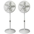 thumbnail image 1 of Lasko 18 Inch Elegance Performance Oscillating Standing Pedestal Fan (2 Pack), 1 of 7
