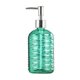thumbnail image 2 of Dispensador de jabón líquido de vidrio extruido, recargable, para baño, con dosificador, para gel de ducha, champú, loción, decoración para fregadero de cocina, botellas dispensadoras de vidrio., 2 of 6