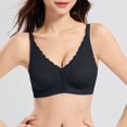 thumbnail image 2 of Gkeoshab Women's Bras Women's No Gap Seamless Bra Control Minimizer Underwire Bra Black L, 2 of 5