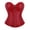 Red, variant on mgoYE Corsets for Women Leather Corset Top Zipper Halloween Top Party|Red S
