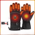 thumbnail image 1 of Guantes calefactores de invierno a prueba de frío, pantalla táctil, a prueba de viento, impermeables, cálidos, con calefacción eléctrica, guantes prácticos para montar en motocicleta, 1 of 1