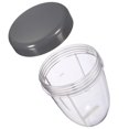 thumbnail image 3 of 7 Pcs for Juicer Parts: 6Pcs 3 Replacement Cups + 3 Lids & 1Pcs Extraction Blade 600W Straight Blade Gasket, 3 of 8