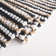 thumbnail image 5 of SAFAVIEH Vintage Leather Augustin Striped Area Rug, Black/Ivory, 8' x 10', 5 of 8