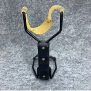 BESTSKY 2pcs Slingshots for Adults Yellow/Black, 8 Inch Slingshot