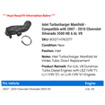thumbnail image 2 of Inlet Turbocharger Manifold - Compatible with 2007 - 2010 Chevy Silverado 3500 HD 6.6L V8 2008 2009, 2 of 3