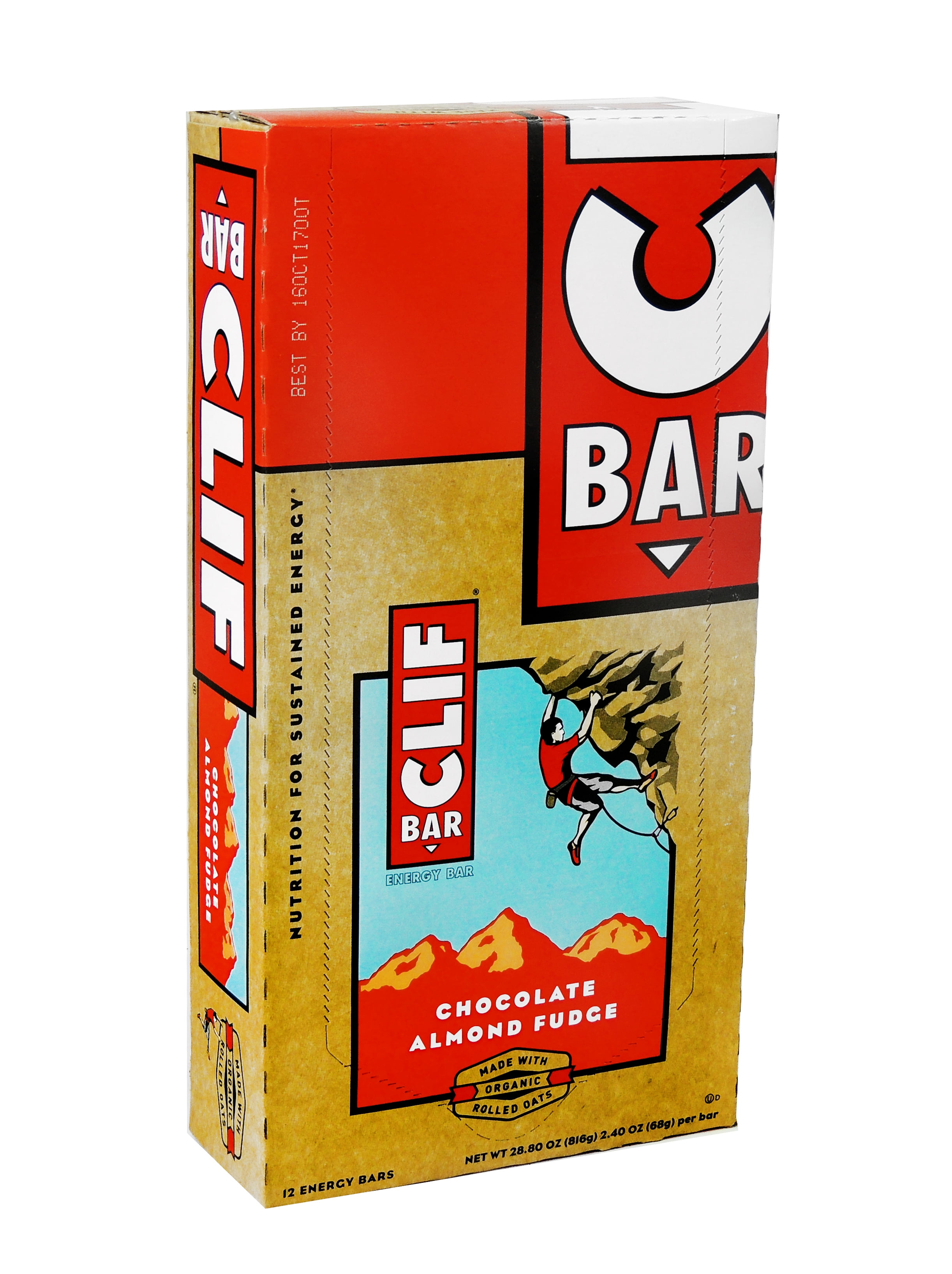 Clif Enrgy Bar Choc Almnd Fudge 12Ct Pack of 12 by Clif